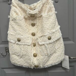 Balmain tweed mini skirt